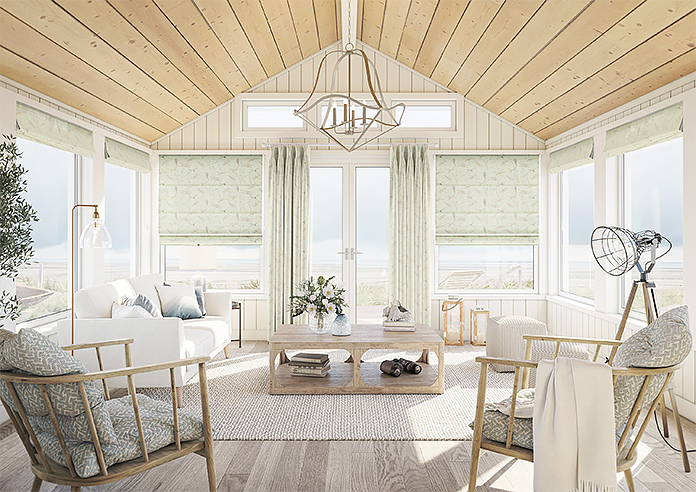 Dragonflies, Soft Green - Roman Blind - Image 8